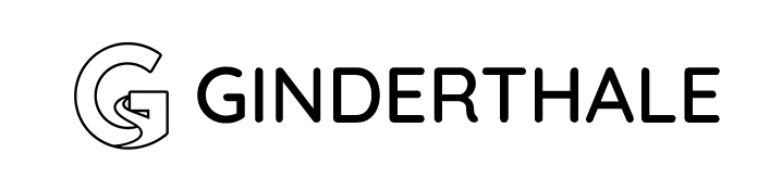 ginderthale-symbol-text-logo-black